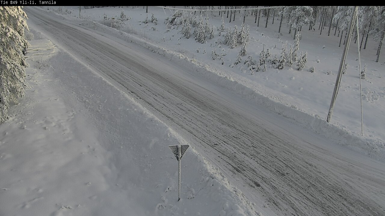 Weather Camera Image Väg 849 Yli-Ii, Tannila, Oulu, Pohjois-Pohjanmaa