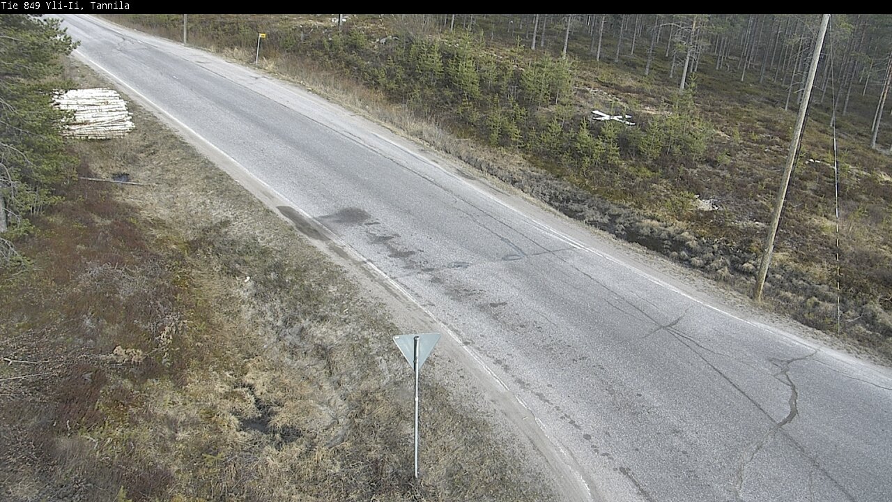 Weather Camera Image Väg 849 Yli-Ii, Tannila, Oulu, Pohjois-Pohjanmaa