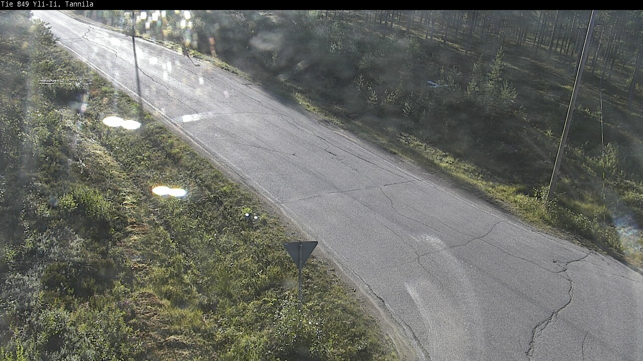 Weather Camera Image Väg 849 Yli-Ii, Tannila, Oulu, Pohjois-Pohjanmaa