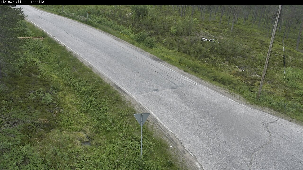 Weather Camera Image Road 849 Yli-Ii, Tannila, Oulu, Pohjois-Pohjanmaa