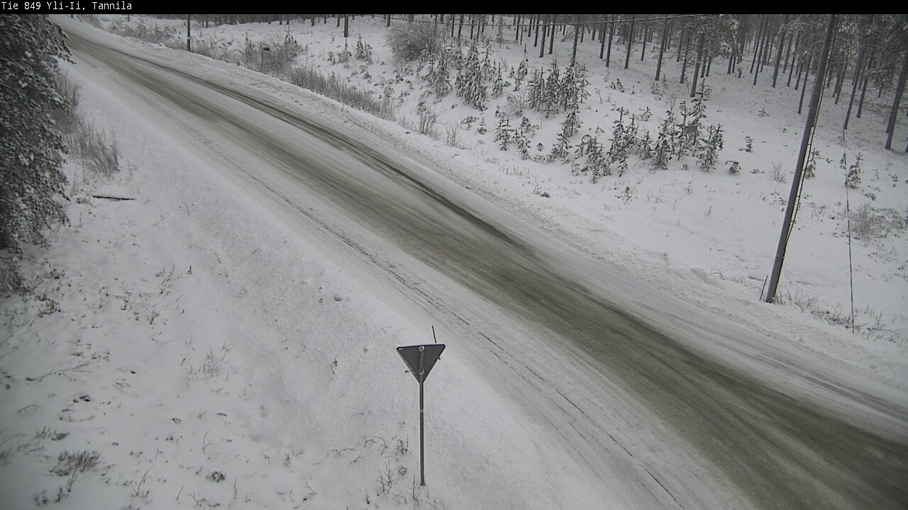 Weather Camera Image Väg 849 Yli-Ii, Tannila, Oulu, Pohjois-Pohjanmaa