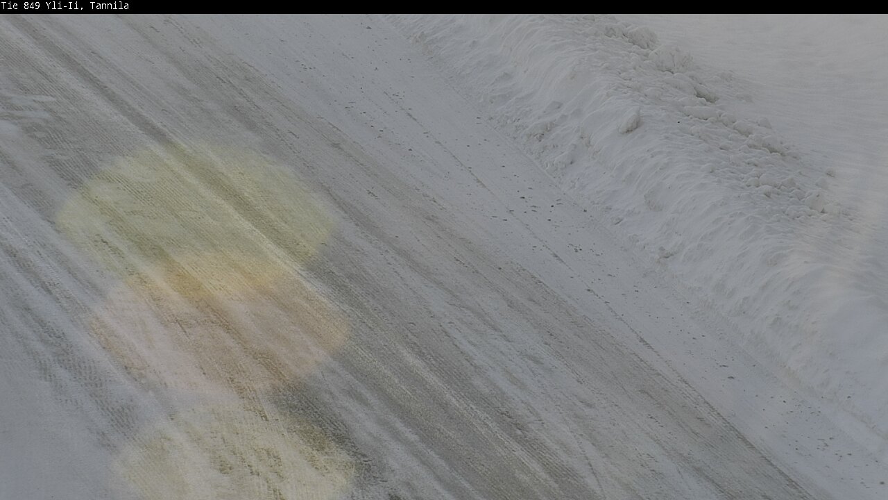 Weather Camera Image Väg 849 Yli-Ii, Tannila, Oulu, Pohjois-Pohjanmaa