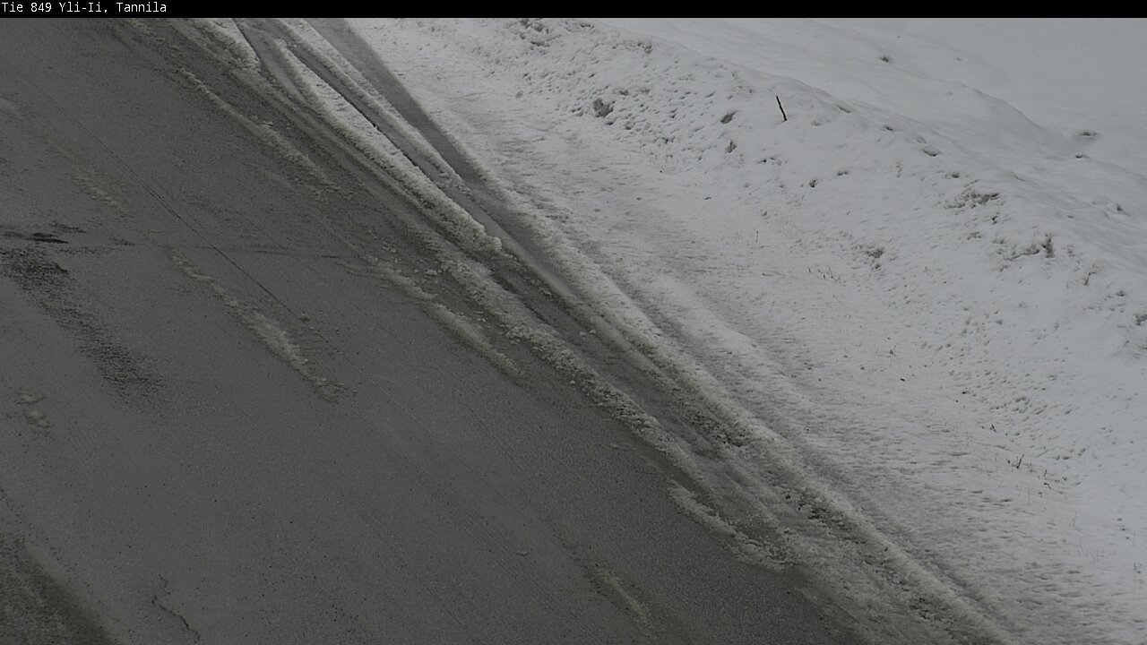 Weather Camera Image Väg 849 Yli-Ii, Tannila, Oulu, Pohjois-Pohjanmaa