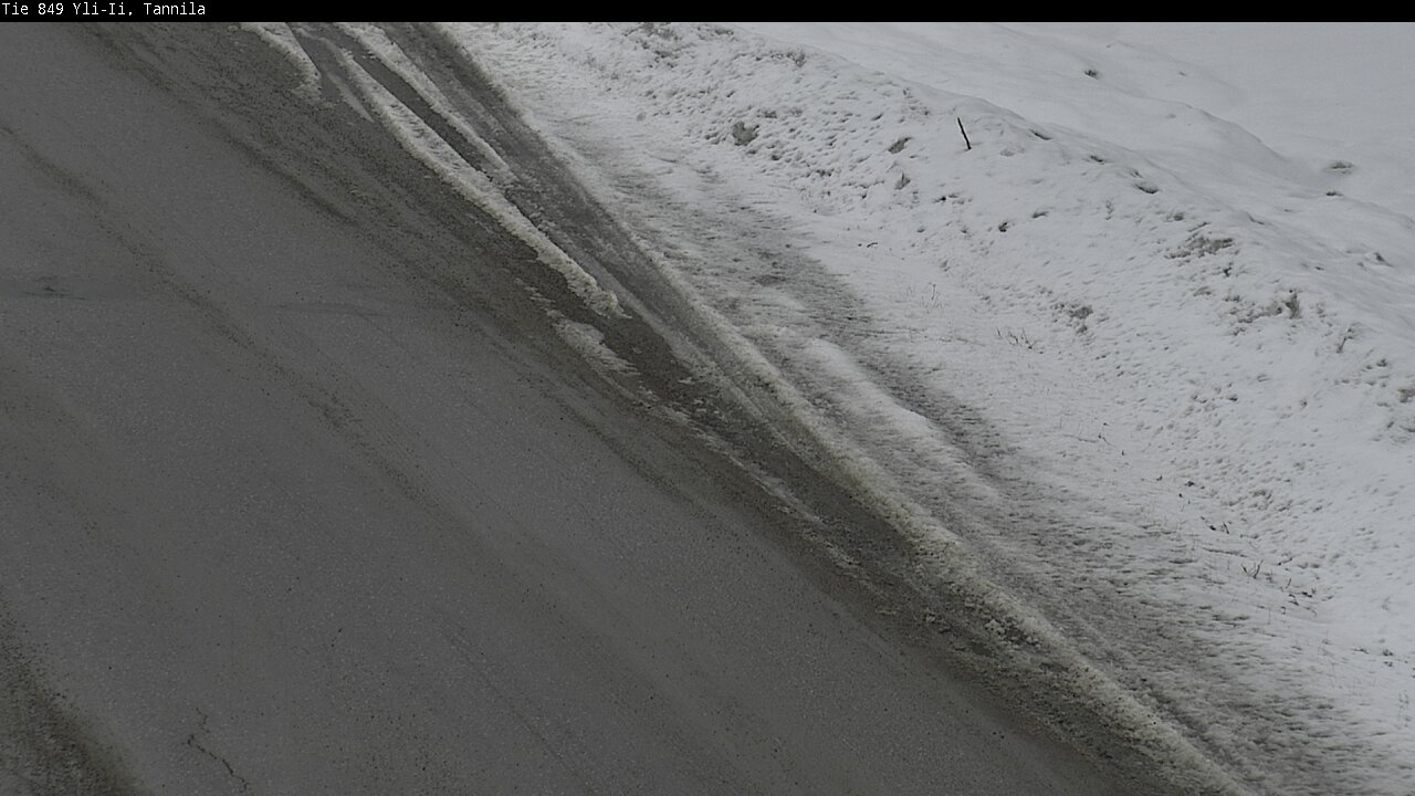 Weather Camera Image Väg 849 Yli-Ii, Tannila, Oulu, Pohjois-Pohjanmaa