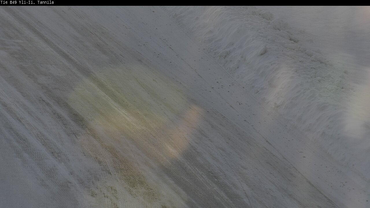 Weather Camera Image Väg 849 Yli-Ii, Tannila, Oulu, Pohjois-Pohjanmaa