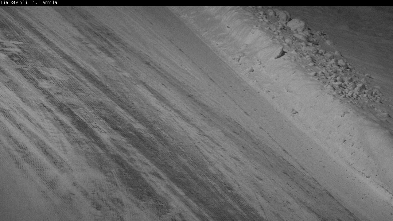 Weather Camera Image Väg 849 Yli-Ii, Tannila, Oulu, Pohjois-Pohjanmaa