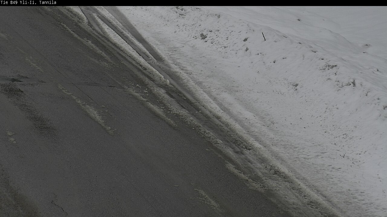 Weather Camera Image Väg 849 Yli-Ii, Tannila, Oulu, Pohjois-Pohjanmaa