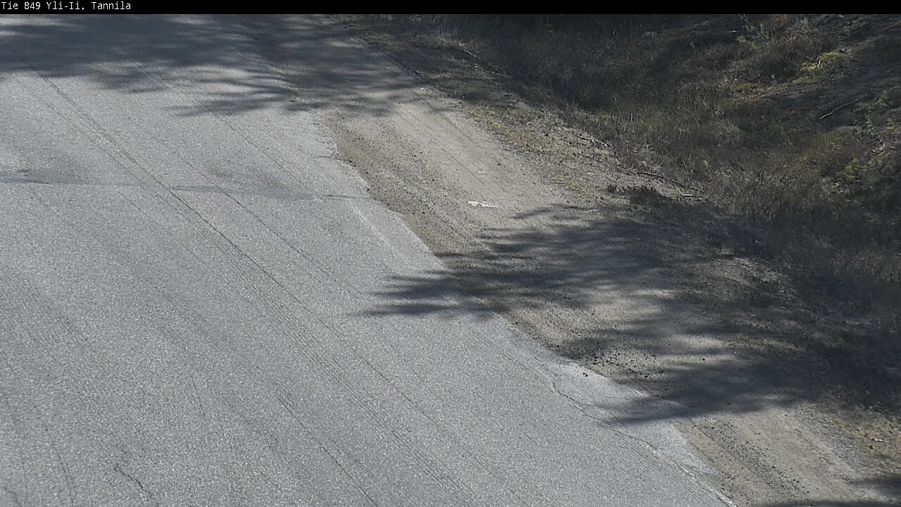 Weather Camera Image Väg 849 Yli-Ii, Tannila, Oulu, Pohjois-Pohjanmaa