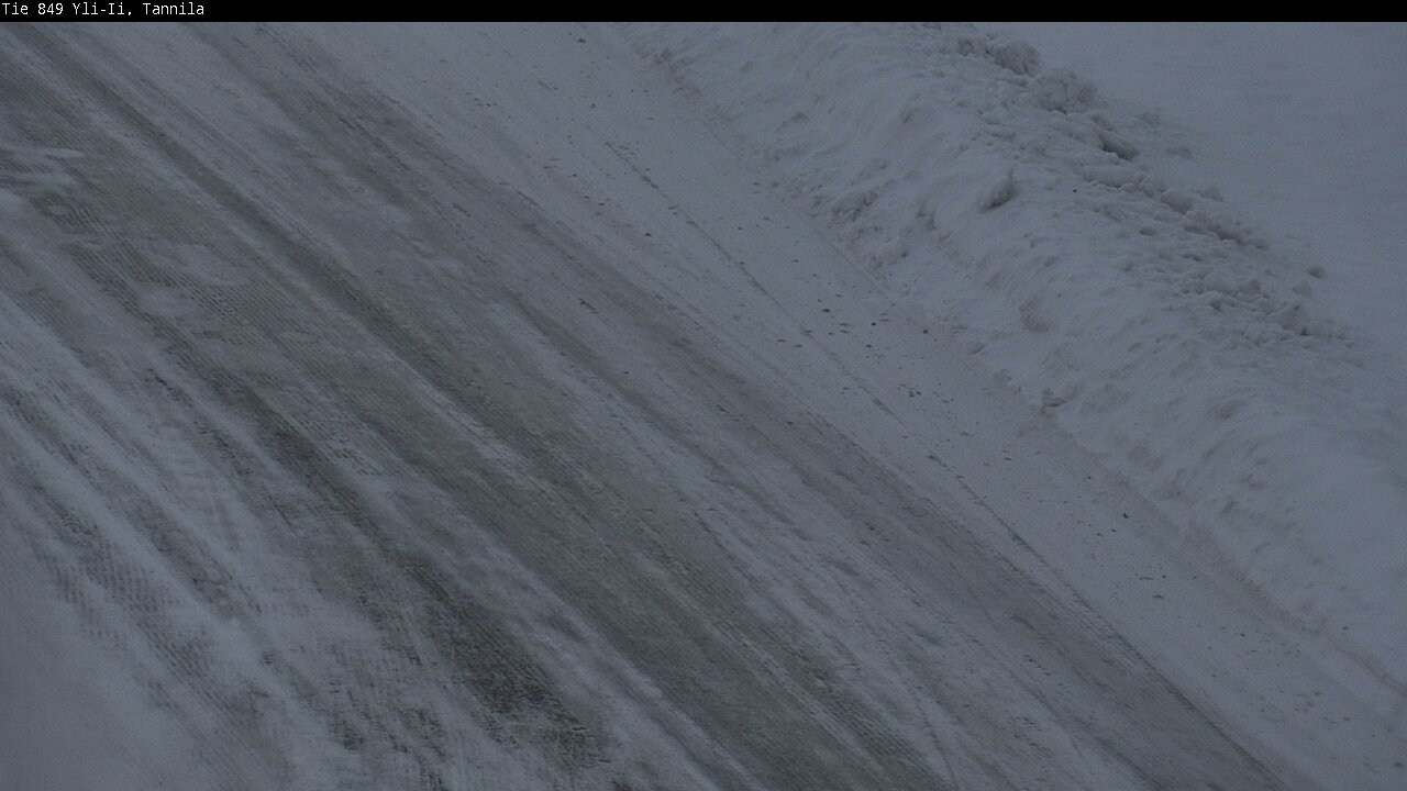 Weather Camera Image Väg 849 Yli-Ii, Tannila, Oulu, Pohjois-Pohjanmaa