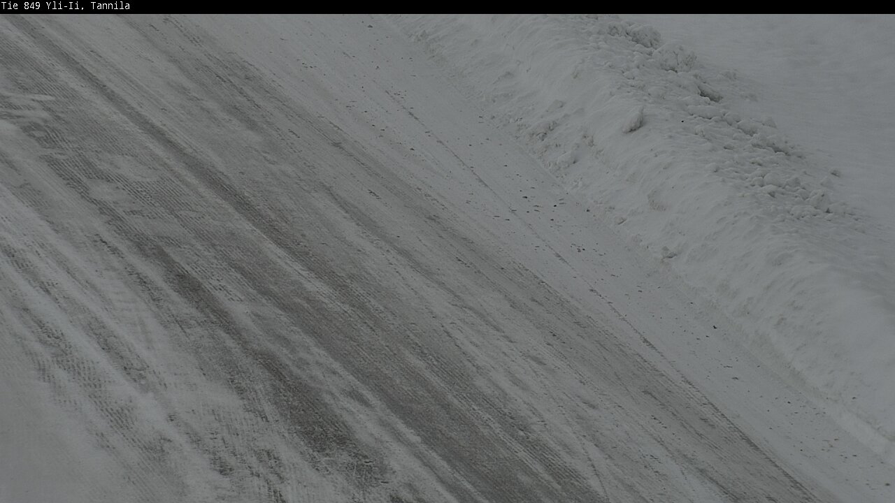 Weather Camera Image Väg 849 Yli-Ii, Tannila, Oulu, Pohjois-Pohjanmaa