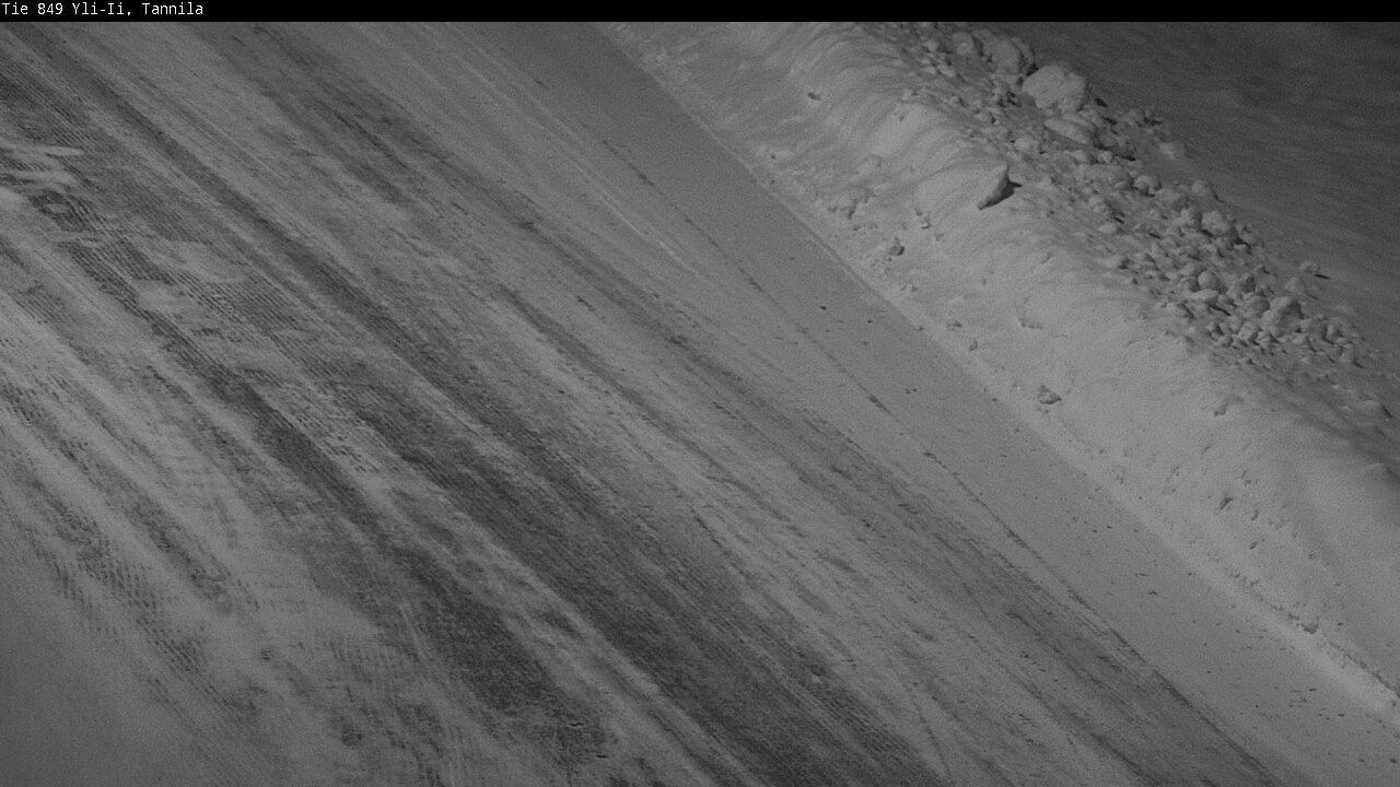 Weather Camera Image Väg 849 Yli-Ii, Tannila, Oulu, Pohjois-Pohjanmaa