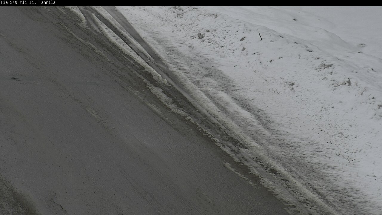 Weather Camera Image Väg 849 Yli-Ii, Tannila, Oulu, Pohjois-Pohjanmaa