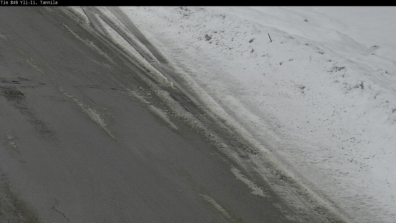 Weather Camera Image Väg 849 Yli-Ii, Tannila, Oulu, Pohjois-Pohjanmaa