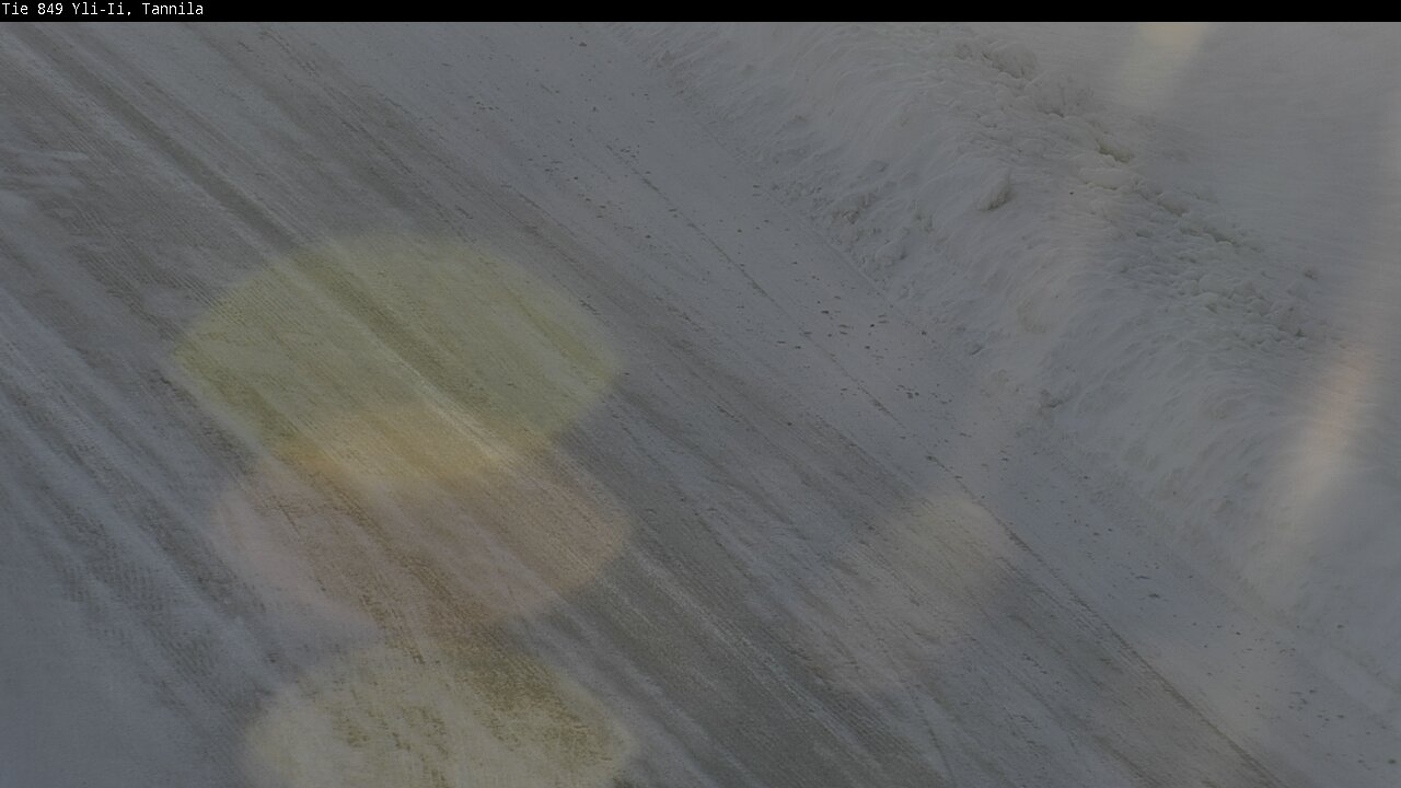 Weather Camera Image Väg 849 Yli-Ii, Tannila, Oulu, Pohjois-Pohjanmaa