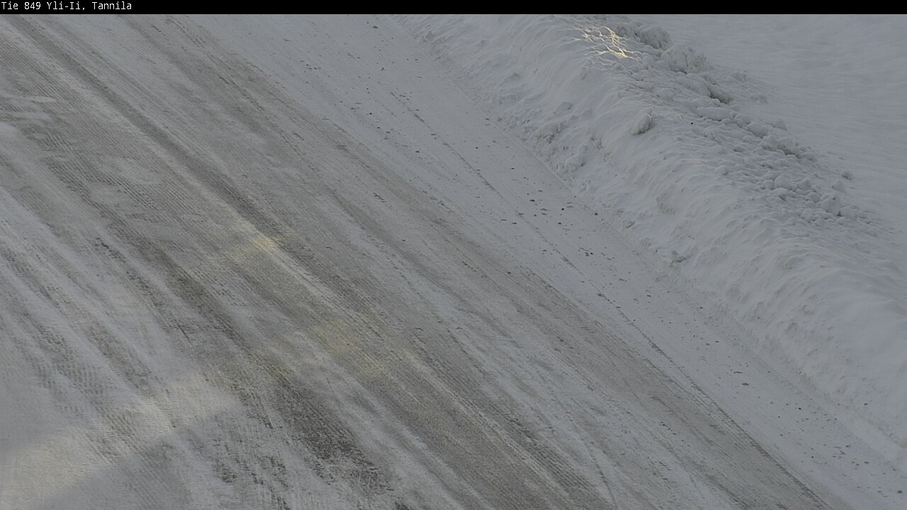 Weather Camera Image Väg 849 Yli-Ii, Tannila, Oulu, Pohjois-Pohjanmaa