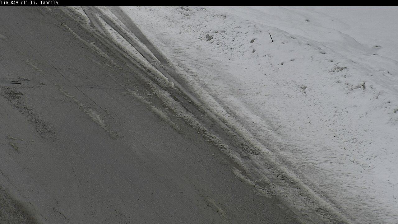 Weather Camera Image Väg 849 Yli-Ii, Tannila, Oulu, Pohjois-Pohjanmaa