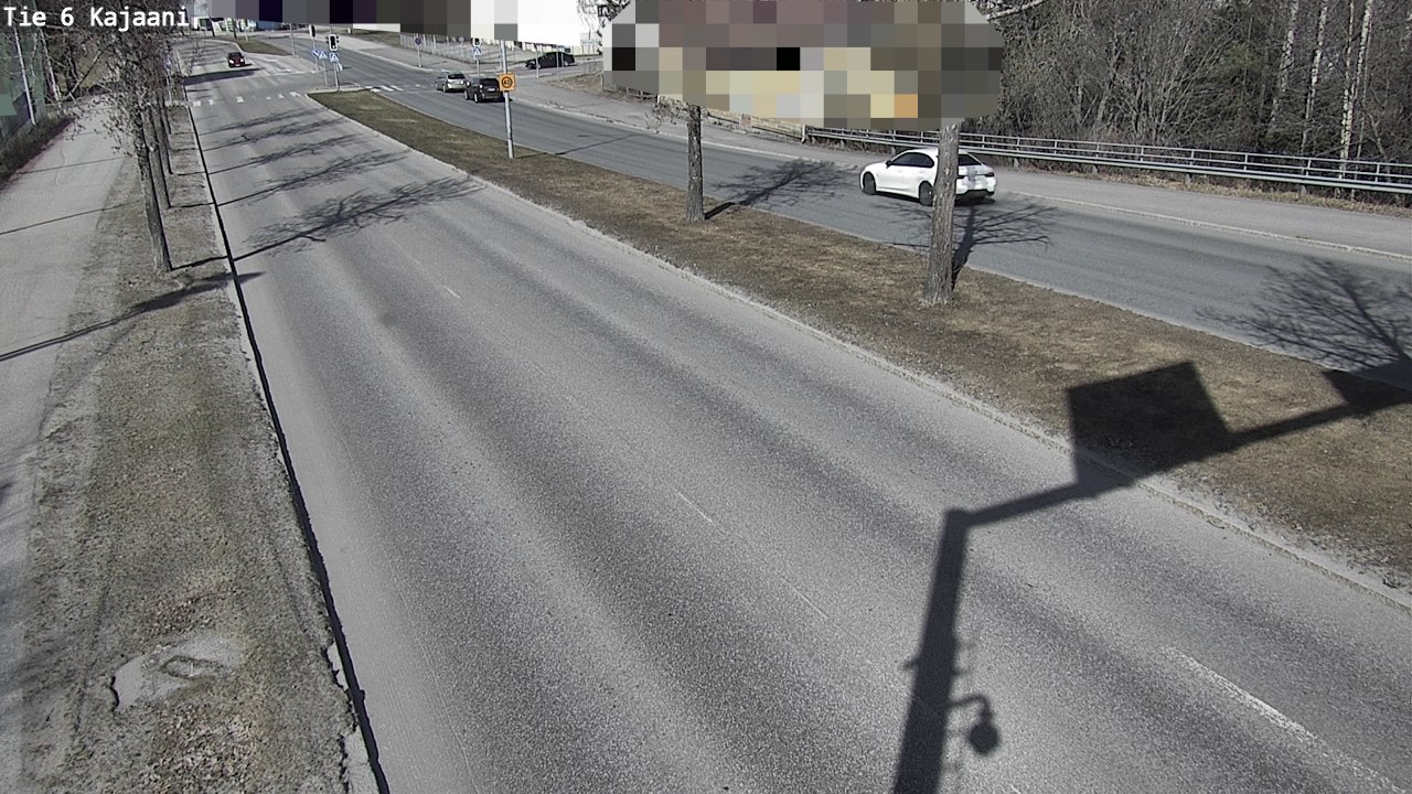 Weather Camera Image Väg 6 Kajana, Kajaani, Kainuu