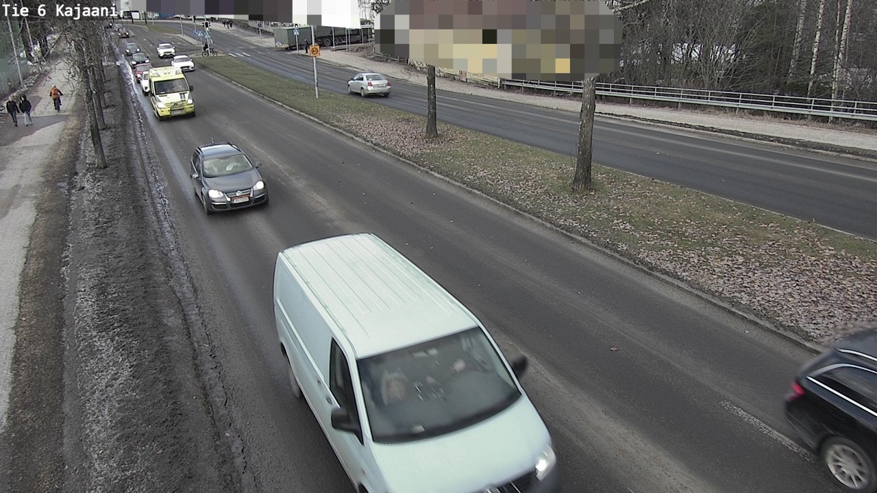 Weather Camera Image Väg 6 Kajana, Kajaani, Kainuu