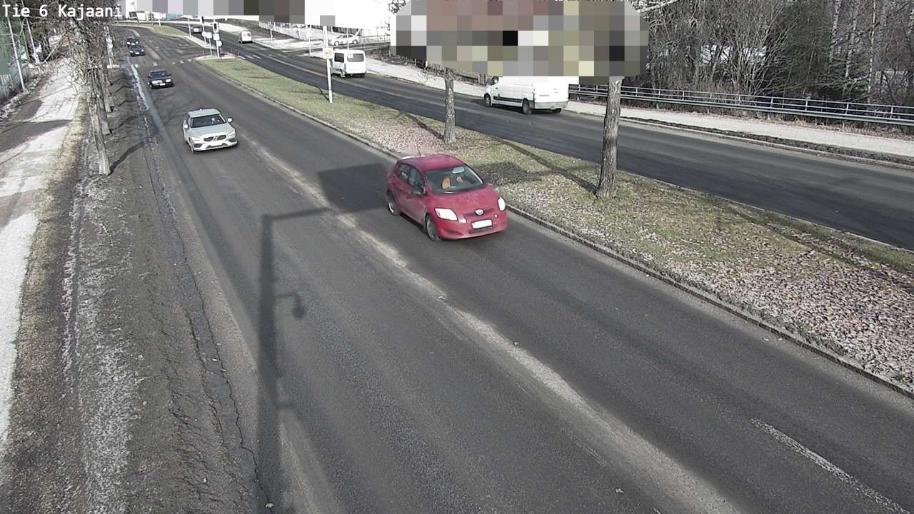 Weather Camera Image Road 6 Kajaani, Kajaani, Kainuu