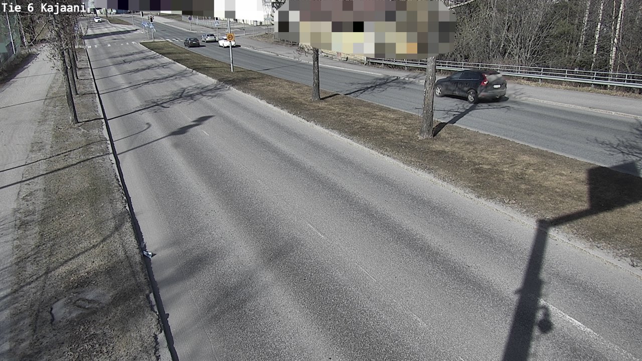Weather Camera Image Väg 6 Kajana, Kajaani, Kainuu