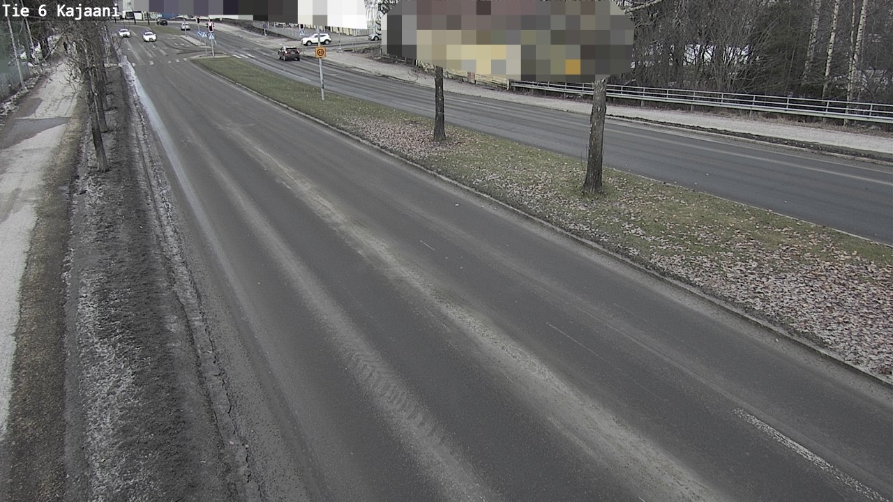 Weather Camera Image Väg 6 Kajana, Kajaani, Kainuu