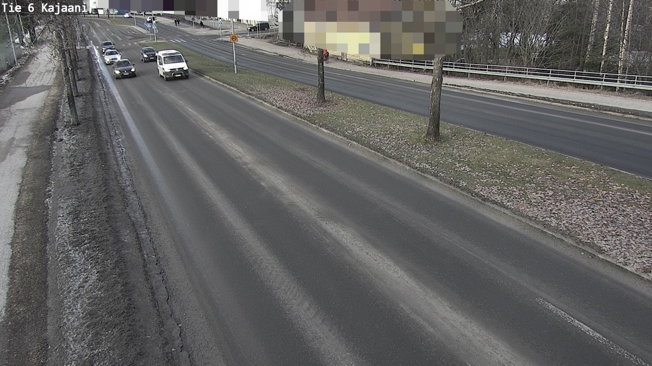 Weather Camera Image Väg 6 Kajana, Kajaani, Kainuu