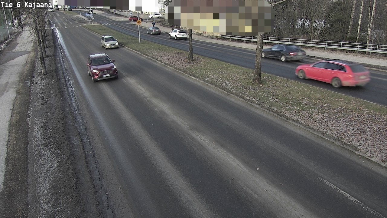 Weather Camera Image Väg 6 Kajana, Kajaani, Kainuu