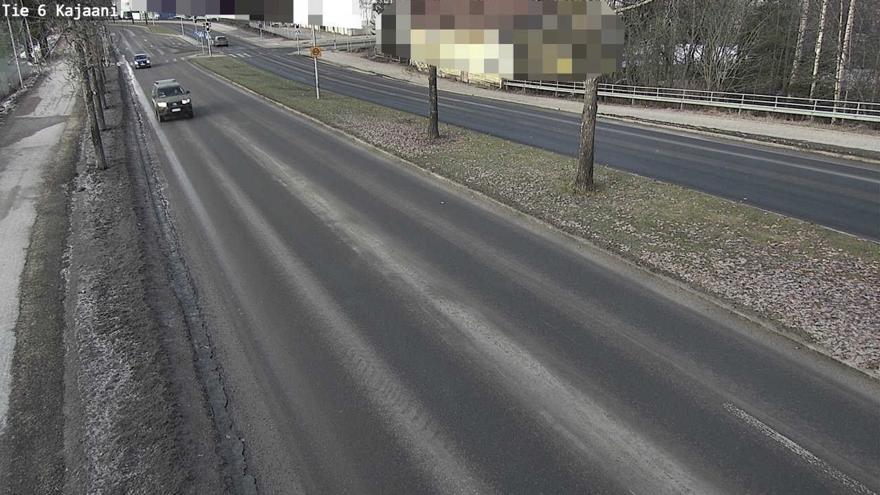 Weather Camera Image Väg 6 Kajana, Kajaani, Kainuu
