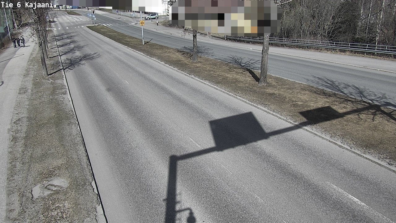 Weather Camera Image Väg 6 Kajana, Kajaani, Kainuu