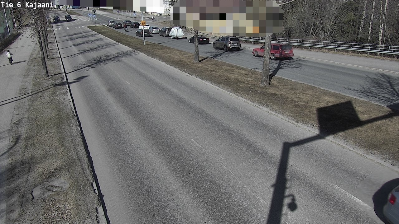 Weather Camera Image Väg 6 Kajana, Kajaani, Kainuu