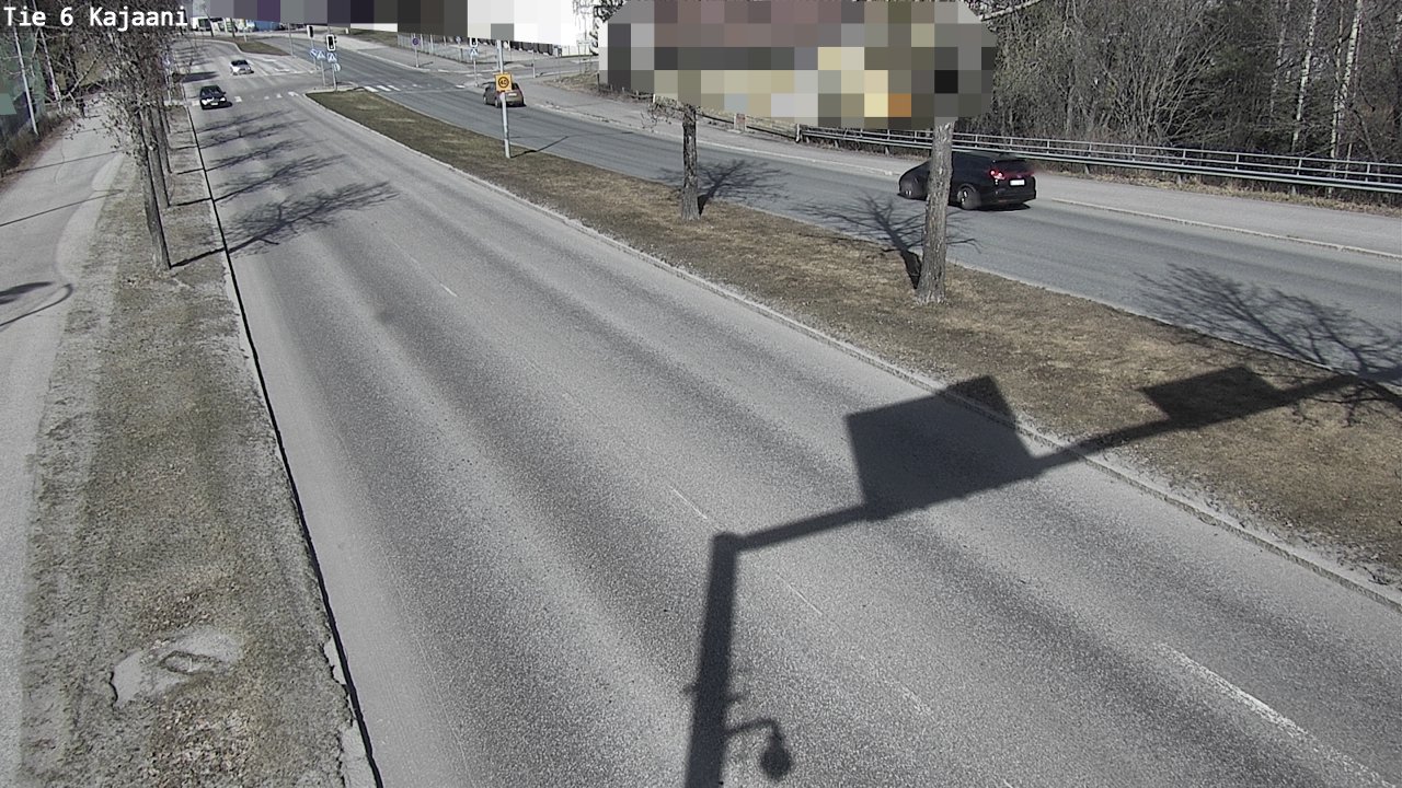 Weather Camera Image Väg 6 Kajana, Kajaani, Kainuu