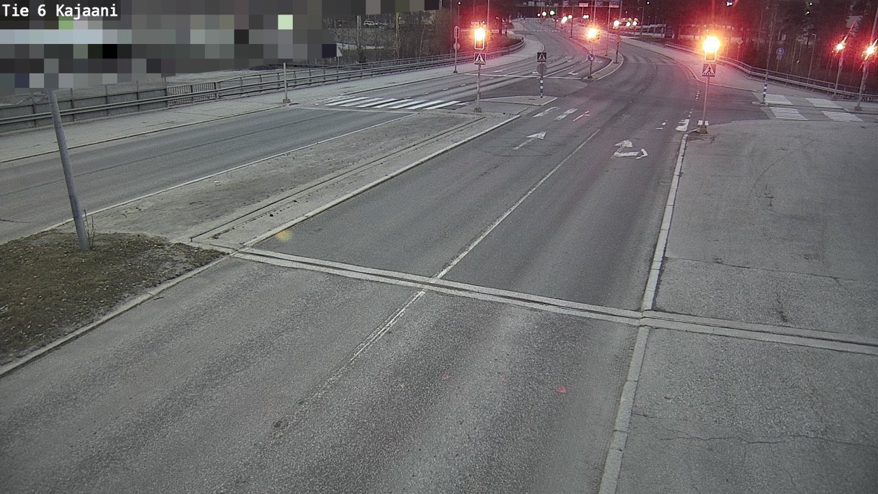 Weather Camera Image Road 6 Kajaani, Kajaani, Kainuu