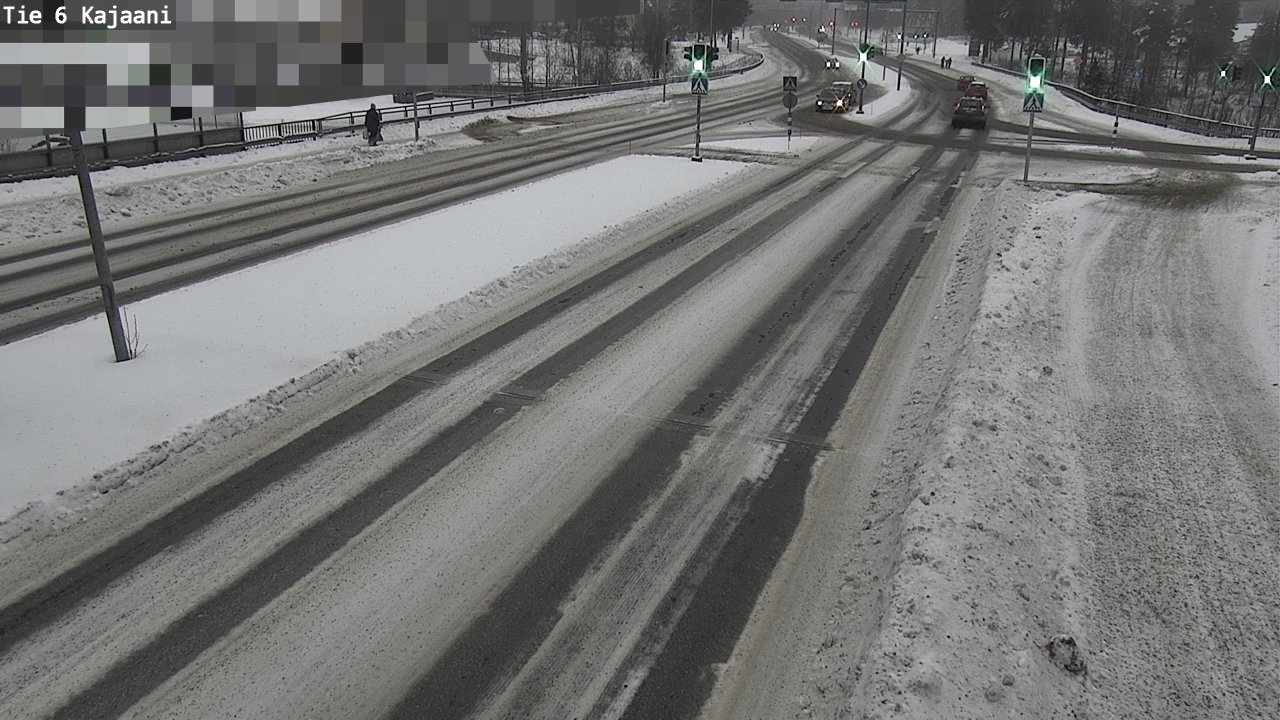 Weather Camera Image Väg 6 Kajana, Kajaani, Kainuu