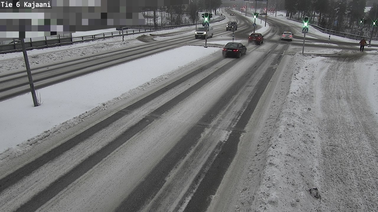 Weather Camera Image Väg 6 Kajana, Kajaani, Kainuu