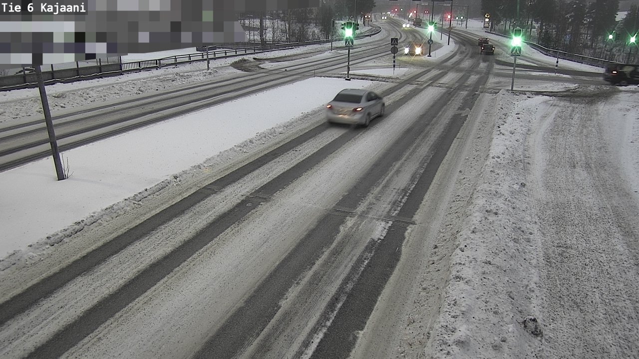 Weather Camera Image Väg 6 Kajana, Kajaani, Kainuu