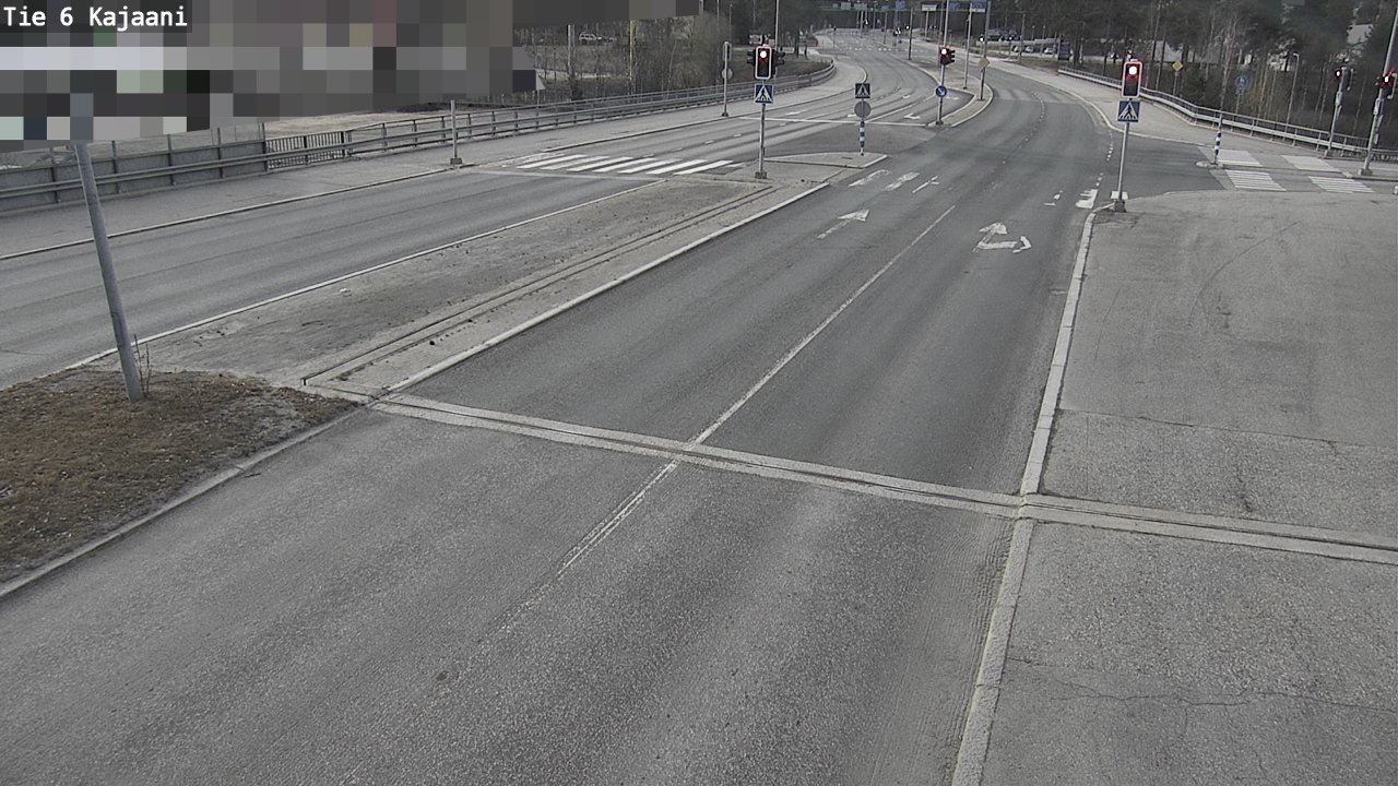 Weather Camera Image Väg 6 Kajana, Kajaani, Kainuu