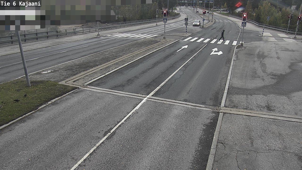 Weather Camera Image Väg 6 Kajana, Kajaani, Kainuu