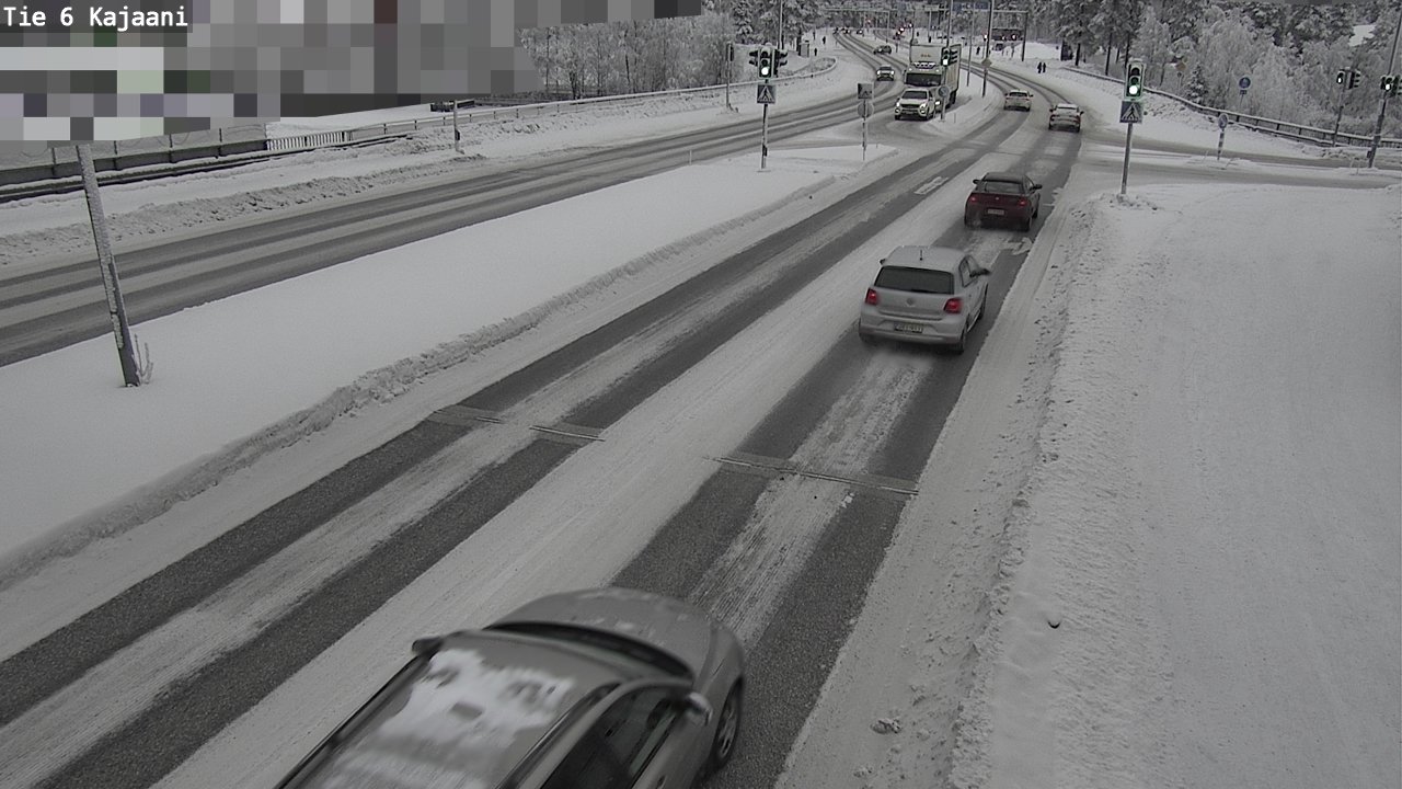 Weather Camera Image Road 6 Kajaani, Kajaani, Kainuu