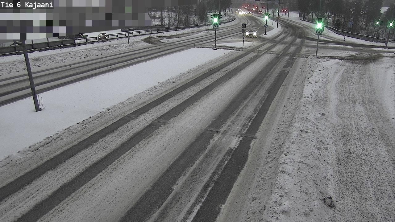 Weather Camera Image Väg 6 Kajana, Kajaani, Kainuu