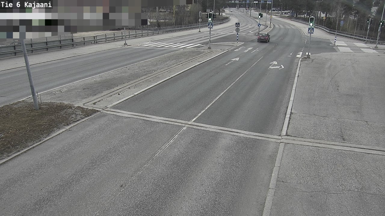 Weather Camera Image Väg 6 Kajana, Kajaani, Kainuu