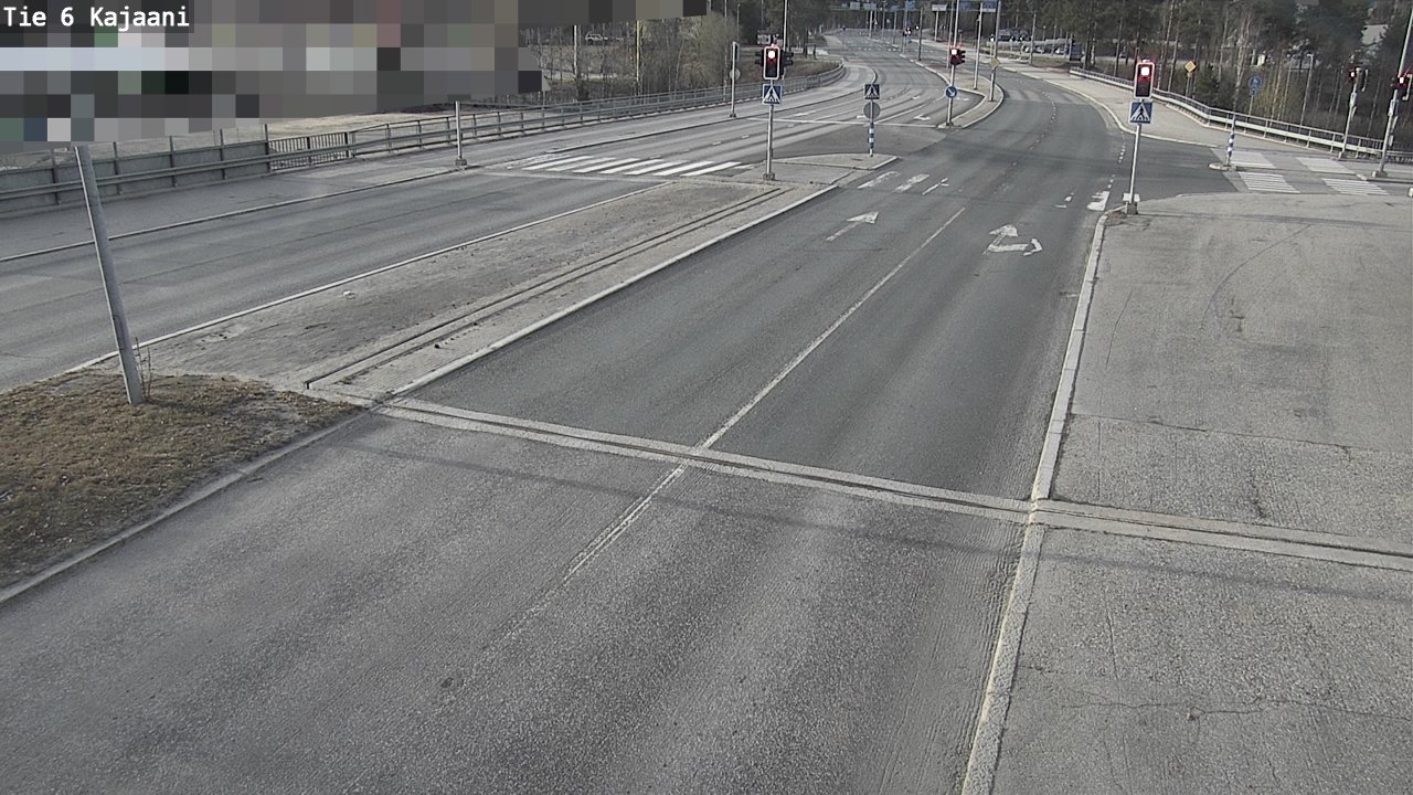 Weather Camera Image Väg 6 Kajana, Kajaani, Kainuu