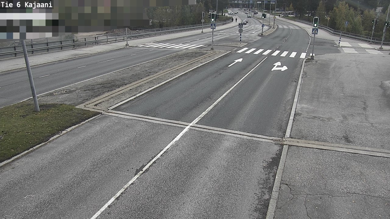 Weather Camera Image Väg 6 Kajana, Kajaani, Kainuu