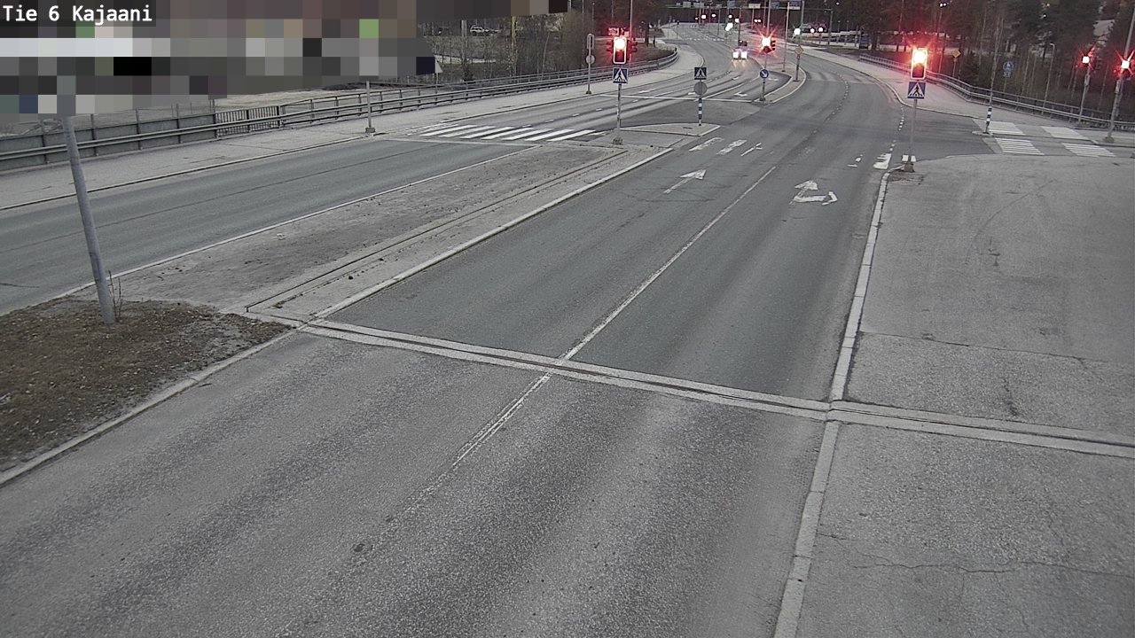 Weather Camera Image Road 6 Kajaani, Kajaani, Kainuu