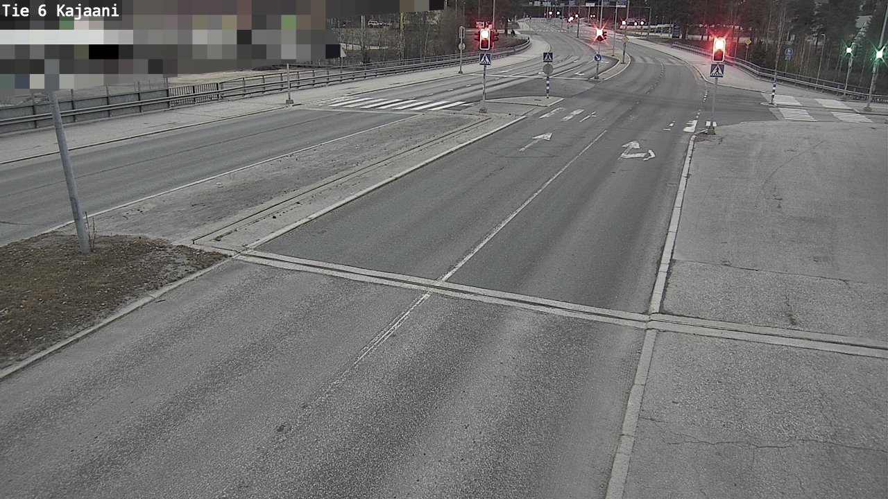 Weather Camera Image Väg 6 Kajana, Kajaani, Kainuu