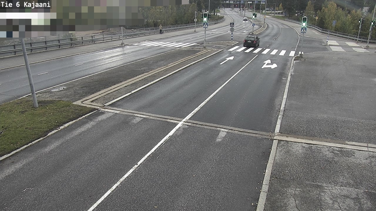 Weather Camera Image Väg 6 Kajana, Kajaani, Kainuu