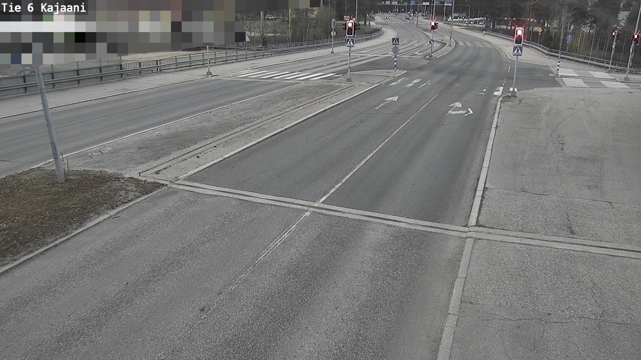 Weather Camera Image Väg 6 Kajana, Kajaani, Kainuu