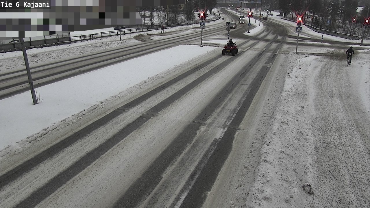 Weather Camera Image Väg 6 Kajana, Kajaani, Kainuu