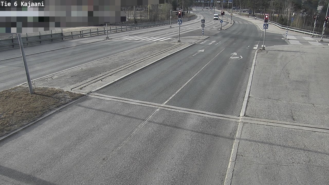 Weather Camera Image Väg 6 Kajana, Kajaani, Kainuu