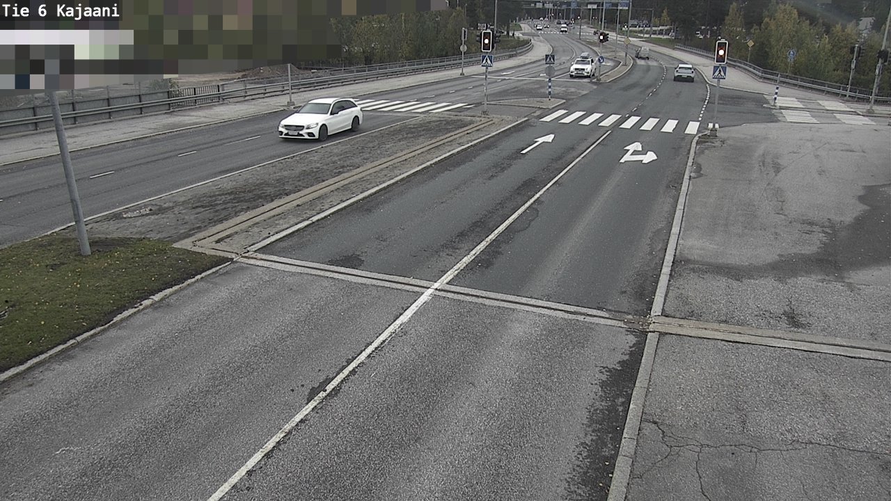 Weather Camera Image Väg 6 Kajana, Kajaani, Kainuu