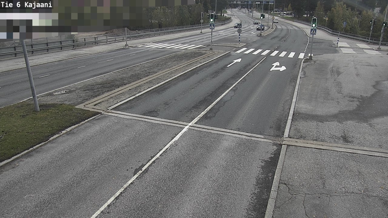 Weather Camera Image Väg 6 Kajana, Kajaani, Kainuu